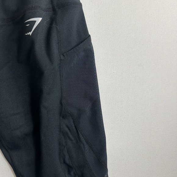 Gymshark Energy Seamless‎ High Waisted Leggings Black Size Small Full Length Gym - Picture 5 of 9